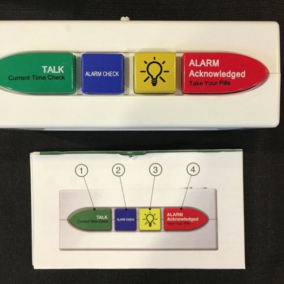MedCenter Talking Alarm Clock and Medication Reminder - Picture 2 of 5
